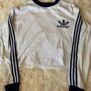 Adidas cropped long sleeve